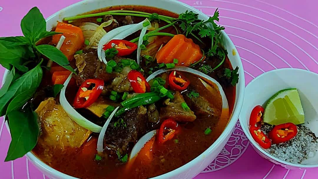 Bò kho là món ăn ngon mắt