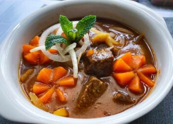 Thành phẩm món bò kho