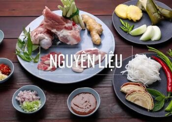 Nguyên liệu nấu bún bò Huế