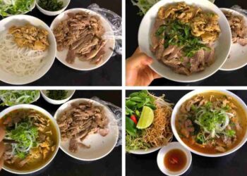 bạn đã có một tô bún bò tái ngon lành rồi