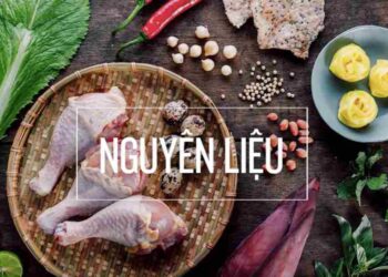 Nguyên liệu làm mì quảng gà