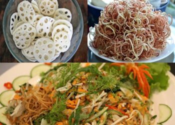 Tác dụng của nộm ngó sen hoa chuối