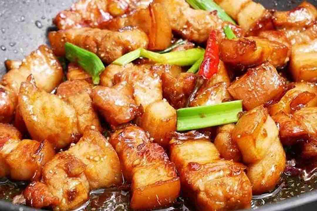 Thịt kho cháy cạnh thơm ngon