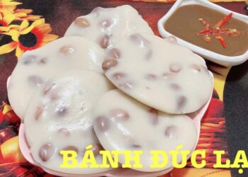 Các bước trong cách nấu bánh đúc lạc ngon