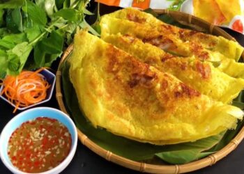 Nguyên liệu làm bánh xèo miền Nam