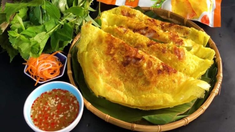 Nguyên liệu làm bánh xèo miền Nam