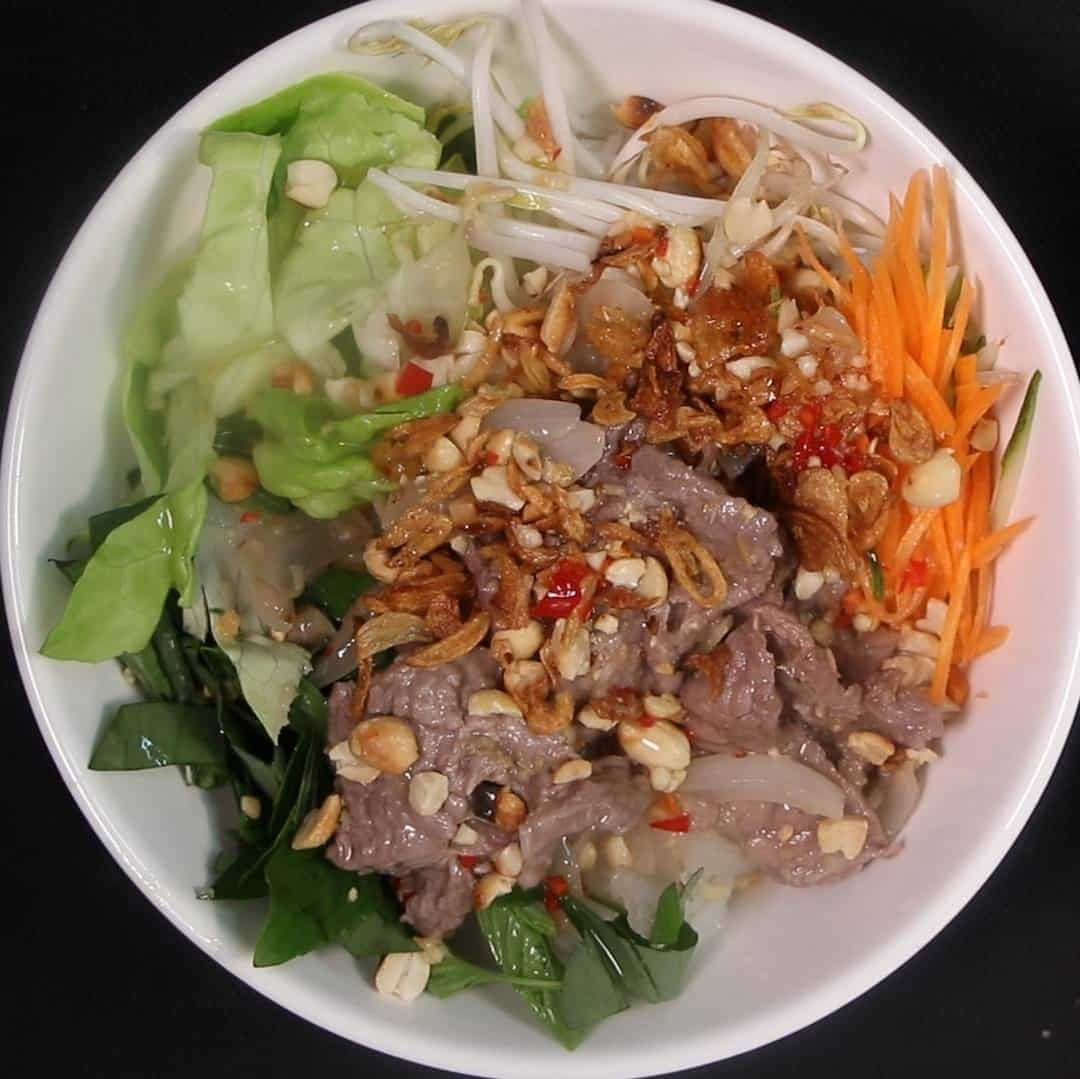 Giới thiệu món bún bò xào