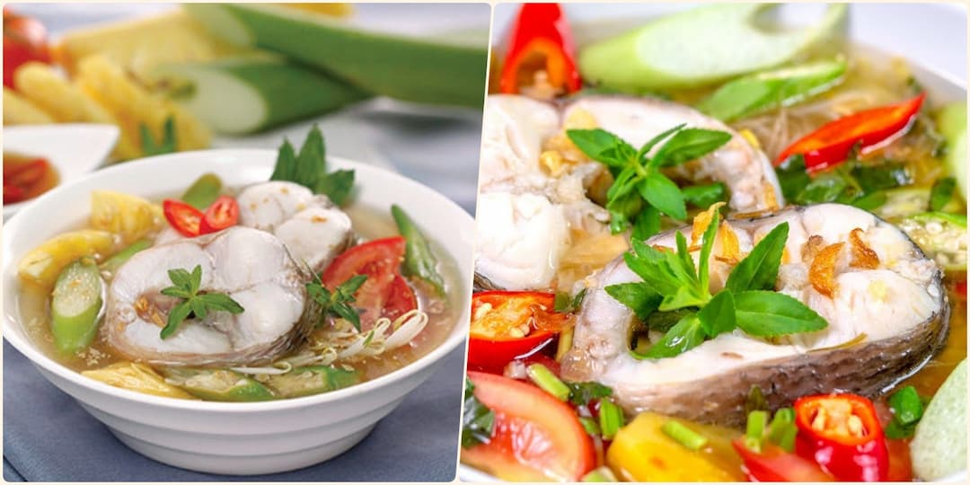 Sơ chế nguyên liệu canh chua