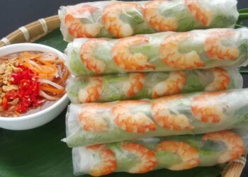 Cách làm gỏi cuốn tôm thịt