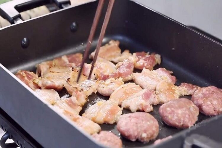 Cách làm bún chả hà nội bằng chảo