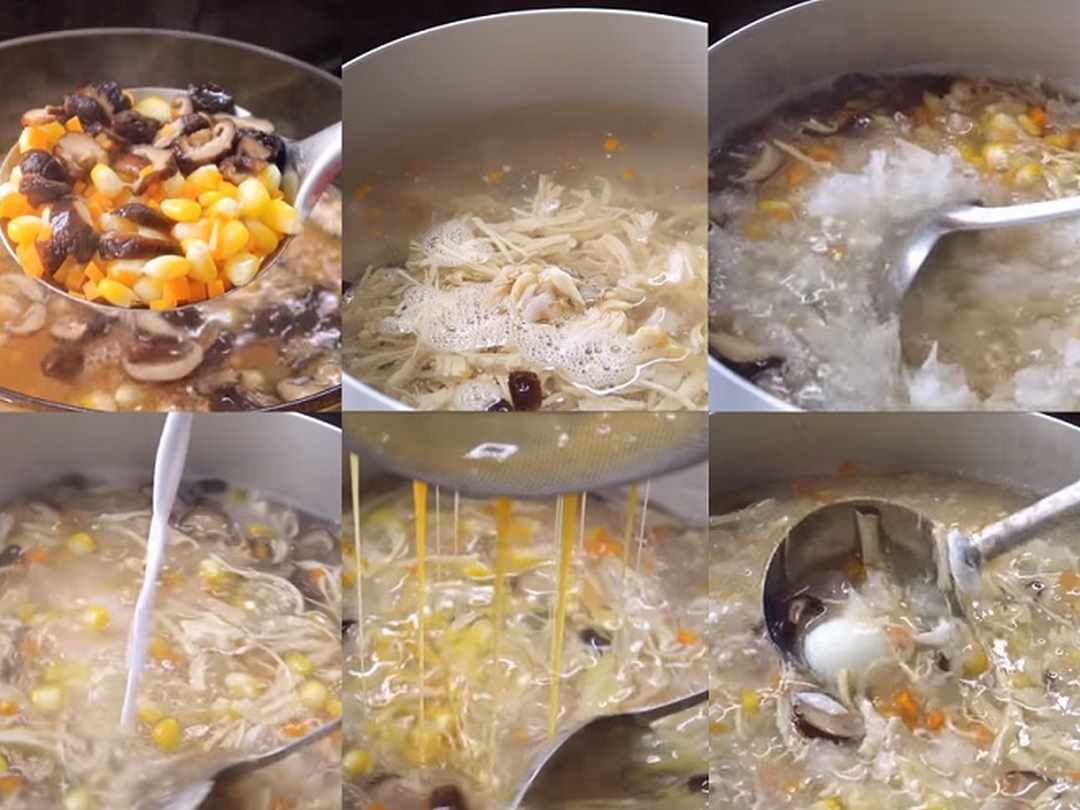 Cách thêm gia vị để làm súp cua nấm đông cô ngon hơn
